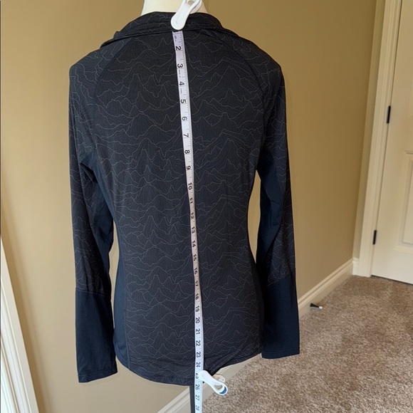 Paradox Pullover Merino Wool Blend Base Layer 1/4 Zip Black Grey Women's Size S - Picture 8 of 14